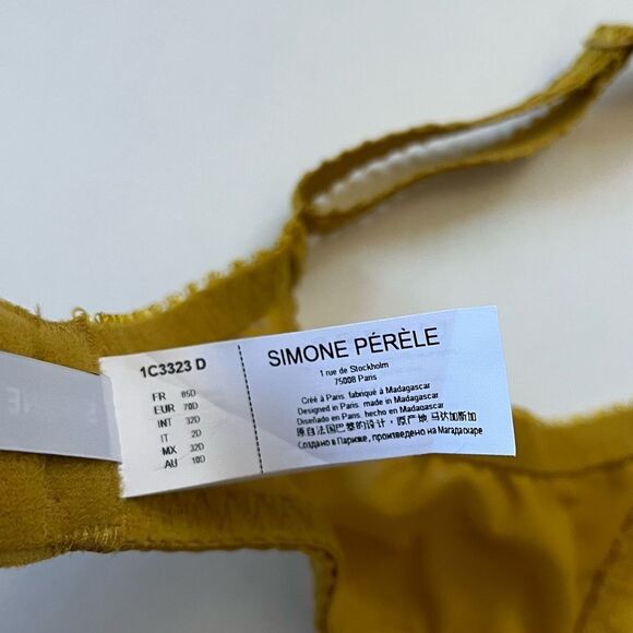 Simone Perele Embleme Scoop Demi - Golden Yellow 32D - Picture 10 of 13